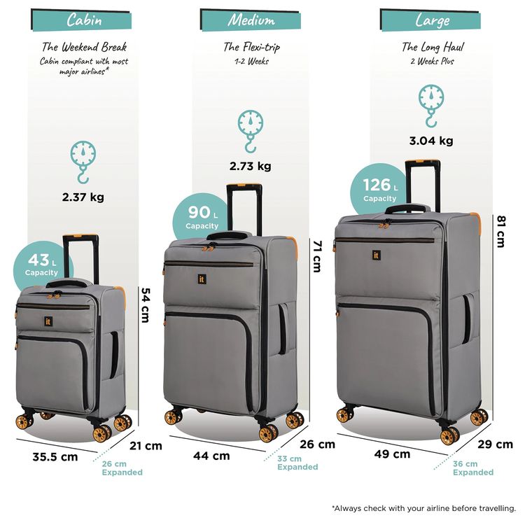 it Luggage Compartment Cabin Trolley, Lightweight Shell, Expandable Base, Spinner Wheels, TSA Lock - Lash