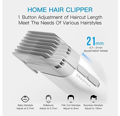Xiaomi Mi Smart Remote Control 691024 Enchen Boost USB Electric Hair Clipper Two Speed Ceramic Cutter Fast Charging Hair Trimmer Children Hair Clipper - White