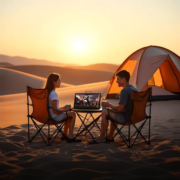 Porodo Naspanora Portable Smart Tablet with 24.5" FHD Touch Screen, Android 14, 8GB RAM, 2 Hours Charging Time, 8MP Camera, Wi-Fi 6, Bluetooth V5.2, Studio-Level Sound Quality - White