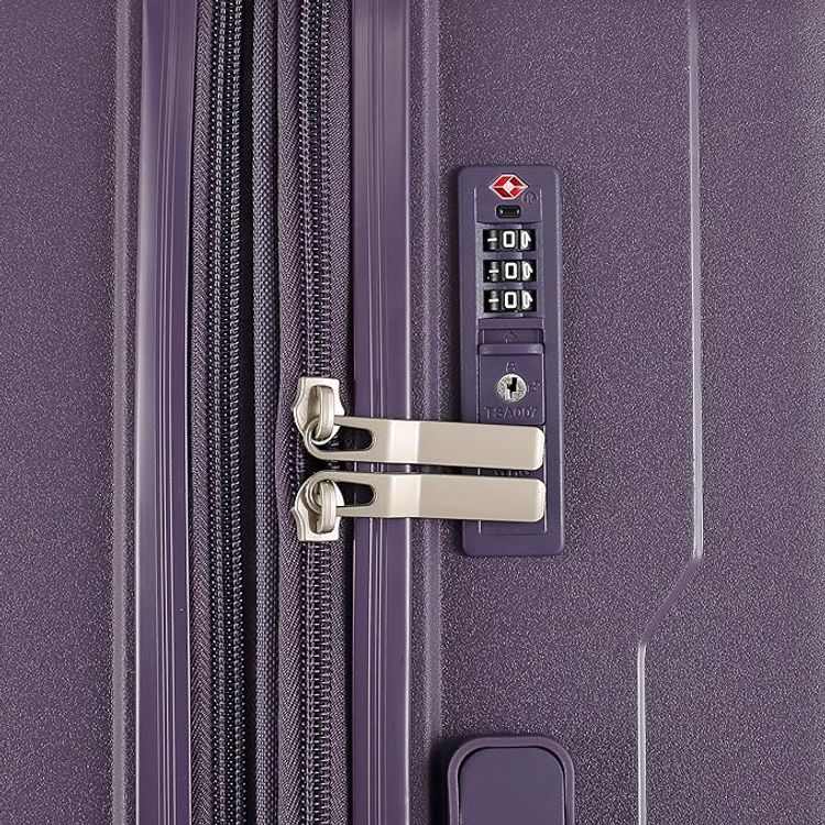 H.T Luggage Bag, Hard Case Polypropylene (PP) Material - Small/Purple