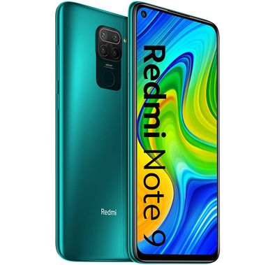 Xiaomi Redmi Note 9 4G LTE Smartphone Dual Sim 6.53" inch Display 4GB RAM / 128GB ROM Storage, 13MP Front & 48MP Rear Camera, MediaTek Helio G85 Chipset, 5020 mAh All Day Battery Android Mobile Phone - Forest Green