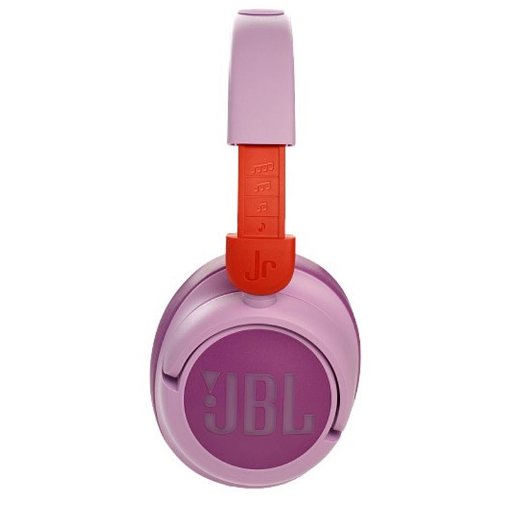 JBL JR460NC Wireless Over-Ear Headphones with Noise Canceling for Kids, Lightweight & Compact Design, Up to 30 Hours Music Play Time, 3 Microphones, Multi-Point Connection, Rechargeable Battery, Built-in Microphone - Pink