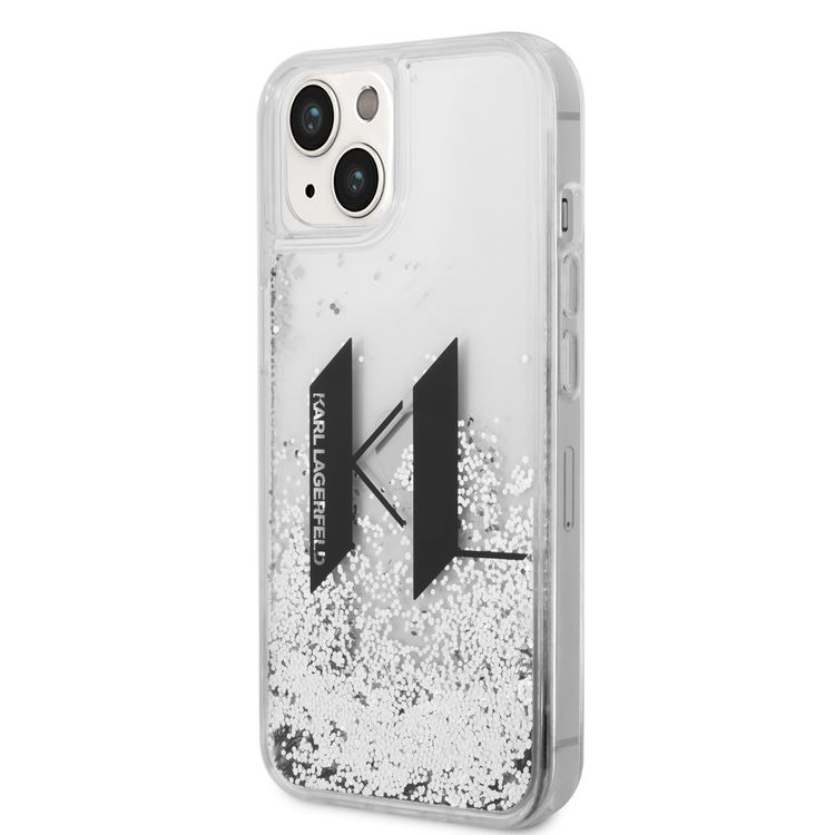 Karl Lagerfeld Liquid Glitter Case Big KL Logo