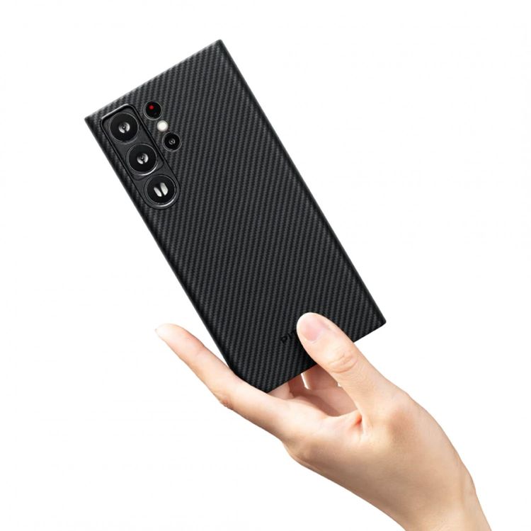 Pitaka MagEZ Case for Samsung Galaxy S23 Ultra - Black/Grey Twill