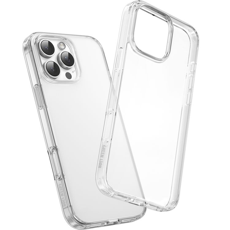 Green Lion 4-in-1 Defender Pack for iPhone 16 Pro, Anti-Shock Case, Nano HD Full Protection, Camera Lens Film, 3D Pet HD Glass - Clear