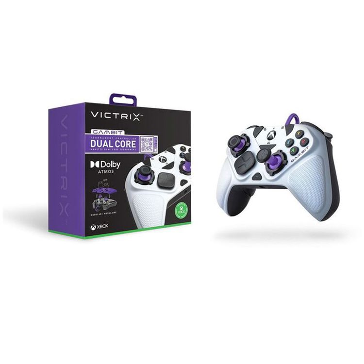 PDP Victrix Gambit Dual Core Tournament Controller - White