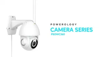 Buy Powerology Smart Outdoor Wi-Fi Camera in UAE | 1080P Full HD| (PSOWC360WH)