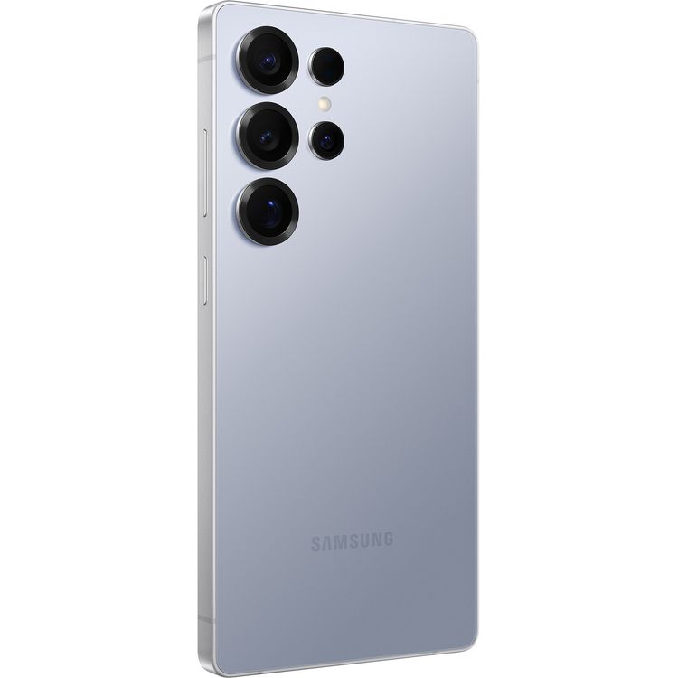 Samsung Galaxy S25 Ultra with 1TB Capacity, 6.8-inch Screen Size, Octa-Core CPU, 5G Network Technology, Rounded Design, 50MP Rear Camera, Middle East Version - Titanium SilverBlue