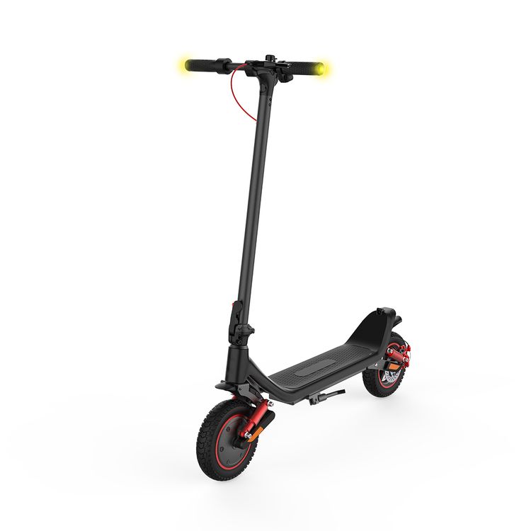 Porodo Lifestyle Drif Foldable Electric Scooter with Impact-Resistant Wheels, LED Display, 500W Max Motor Power, 30km/h Max Speed, 28km Max Distance, IPX5 Water Resistance Level, 120kg Max Load - Black