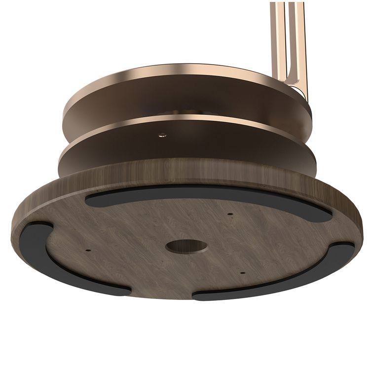 Porodo 360° Rotating Mobile & Tablet Stand with Flexible Viewing Angle, 5" to 12.9" Phones & Tablets Compatibility, Horizontal & Vertical Modes, Foldable Design - Gold