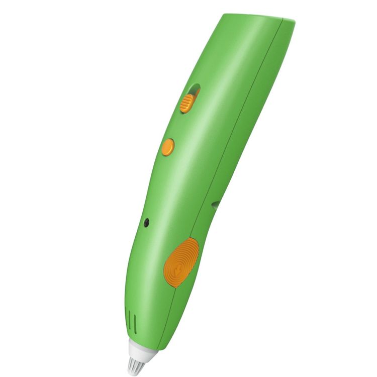 Porodo Cordless Kids 3D Printing Pen 550mAh ( Filaments Included 3 Colors ) - Green