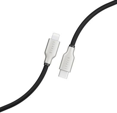 Levelo USB-C To Lightning MFi 1.1M Cable - Black