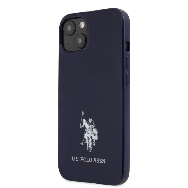 CG MOBILE U.S. Polo Assn. Full TPU Mini Horses Logo USPA Compatible for iPhone 13 (6.1") Drop Resistant, Easy Access to All Ports, Anti-Scratch