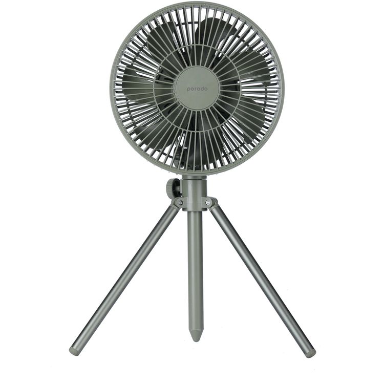 Porodo LifeStyle Outdoor Camping Fan with Remote and LED Light 10000mAh - Green