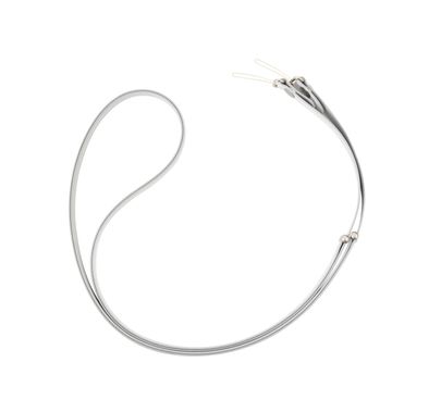 Green Lion حزام مرن للهواتف المحمول على شكل حزام كتف مع حزام مركز مغناطيسي من النايلون، حزام غير متشابك، راحة بدون استخدام اليدين، حزام هاتف عالمي، نايلون متين، طول قابل للتعديل، استخدام متعدد، منزلق سريع الضبط - رمادي