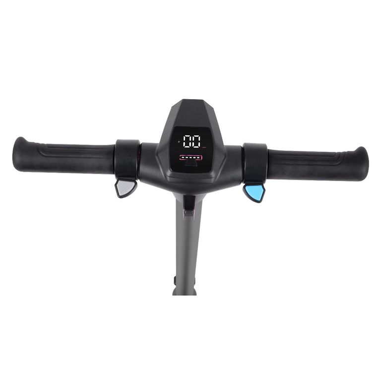 Green Lion GBK-KIDS E-Scooter with 130W Efficient Motor, Powerful Headlight, Dual Brake System, Digital Display, Bulit-in-BT Speaker, 6.3" Safe Solid Tires - Black