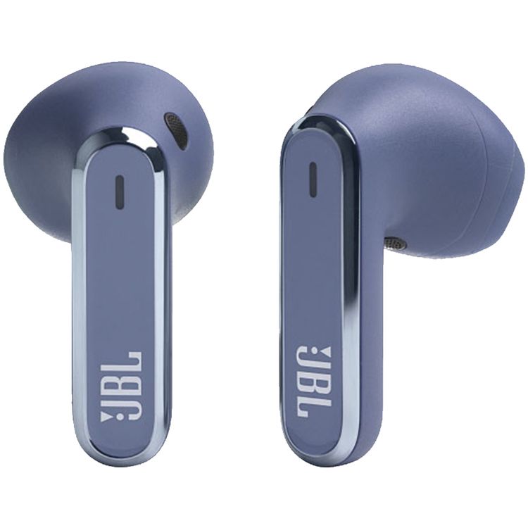 JBL Live Flex True Wireless Earbuds with Adaptive Noise Cancelling, Water & Dust Resistant, Touch Control, Built-in Microphone, Voice Assistant Integration, Multi-Point Connection, JBL Signature Sound - Blue