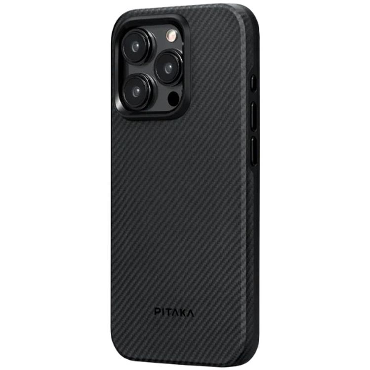 Pitaka MagEZ Case 4 - Black / Gray Twill - iPhone 15 Pro Max
