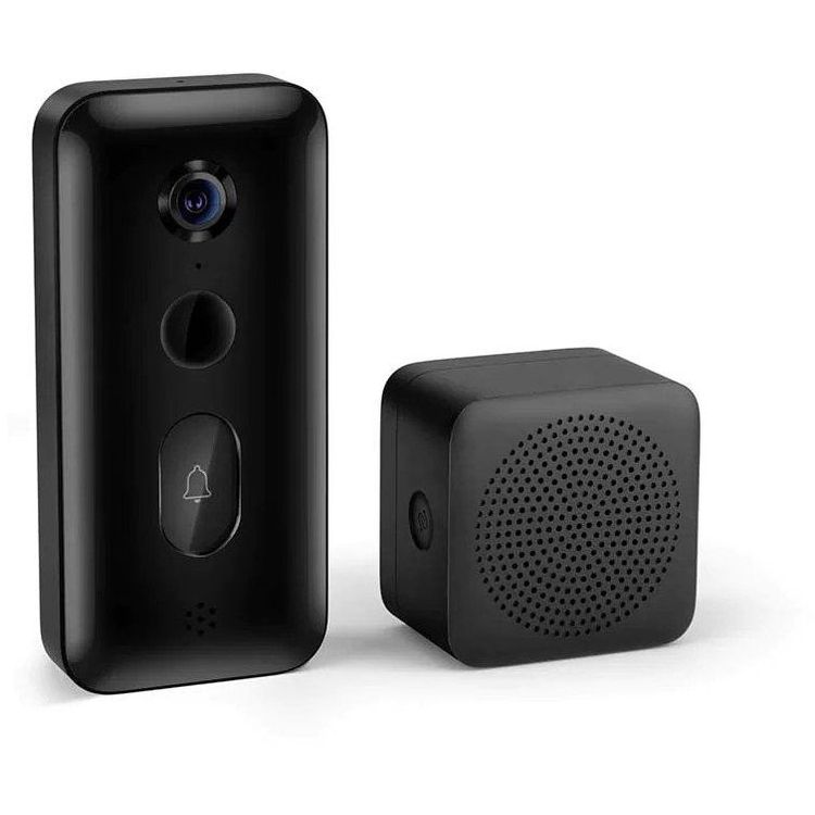 جرس الباب الذكي Xiaomi 3 بدقة 2K | أسود