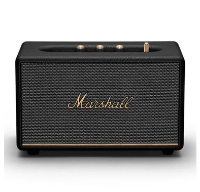 Marshall Acton III Wireless Bluetooth Stereo Speaker, 2 Hours Charging Time, 32 Hours Play Time, Fast Charge, Dust & Water Proof, USB-C Charging Port - Black