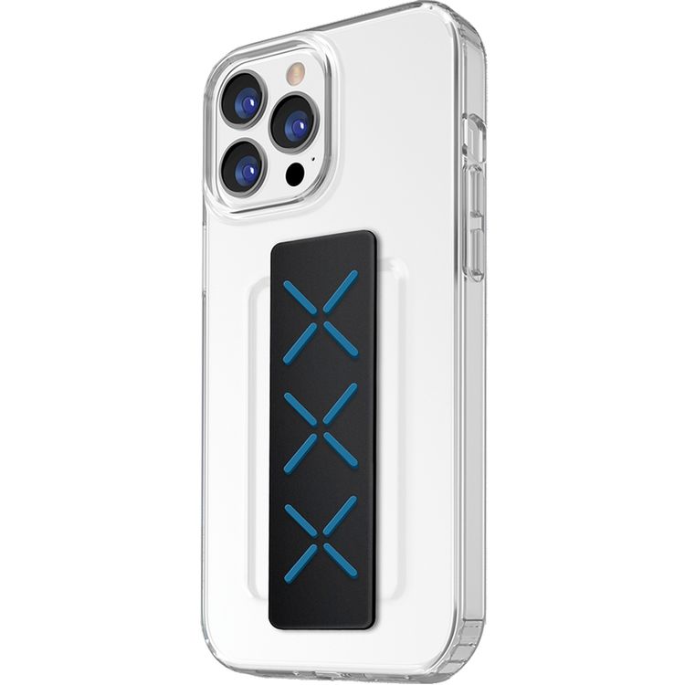 Viva Madrid Loope TPU/PC Clear Case for iPhone 13 Pro Max (6.7")  with Extra Silicone Grip - Cobalt