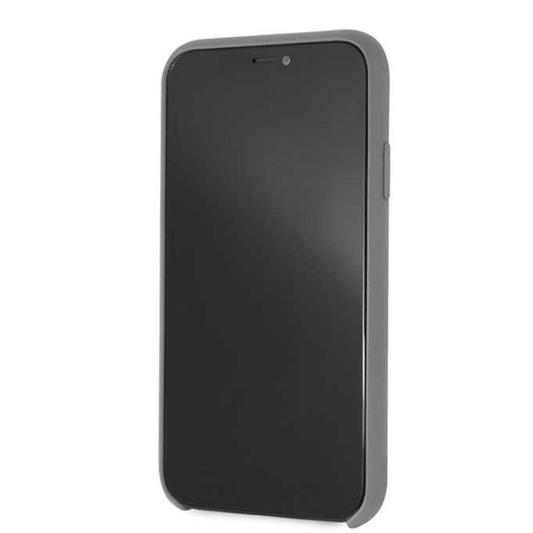 Maserati Silicone Hard Case for Apple iPhone Xr - Gray