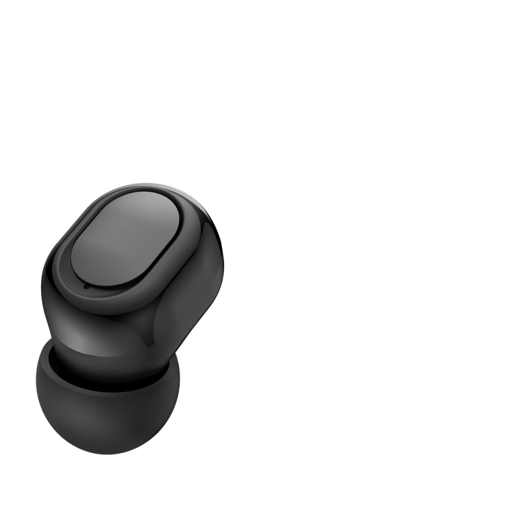 Green Lion Mittersill True Wireless Earbuds with ENC, Up to 6 Hours Playtime, IPX5 Waterproof Resistance Level, Bluetooth Version 5.4, Up to 10m Transmission Range, Type-C Charging Port, Dual-Microphone, Strap Included - Black