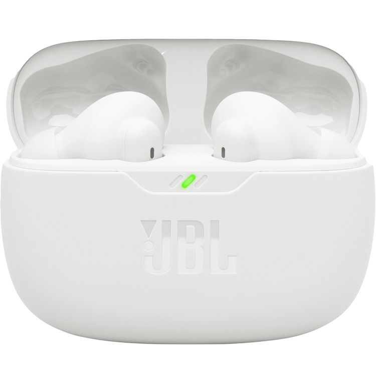 JBL Wave Beam2 True Wireless Earbuds with ANC & Smart Ambient, Water & Dust Resistant, Seamless Bluetooth Pairing, Speed Charging, 40 Hours Battery Life, 4 Microphones, JBL Pure Bass Sound - White