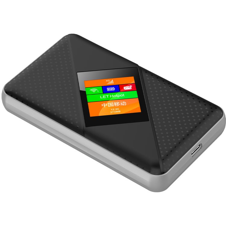 Porodo 4G / LTE High-Speed Pocket Router, Connect Up to 10 Devices, 3000mAh Battery, 8 Hours Working Time, 40 Meters Signal Distance, Micro Sim 