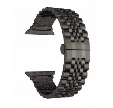 Devia Stainless Steel Link Watch Band 38/40mm - Black