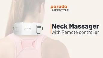 Porodo Lifestyle Neck & Waist Massager with Hot Compress