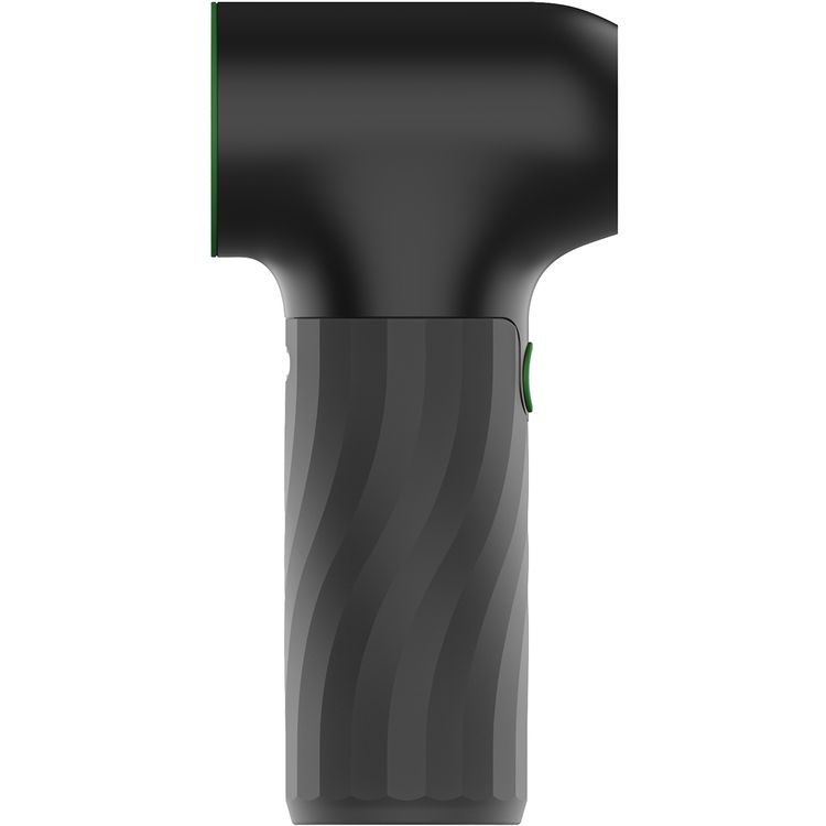 Green Lion Jetflow Air Blower with ABS & PC Material, 3× 2000mAh Battery Capacity, 3-Level Gear, Type-C Charging Port, 4 Hours Charging Time, 15-75 Minutes Working Time, LED Battery Indicator - Black