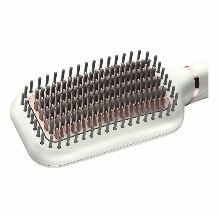 Philips Style Care Auto Curler & Heated Straightening Brush - White / Pink