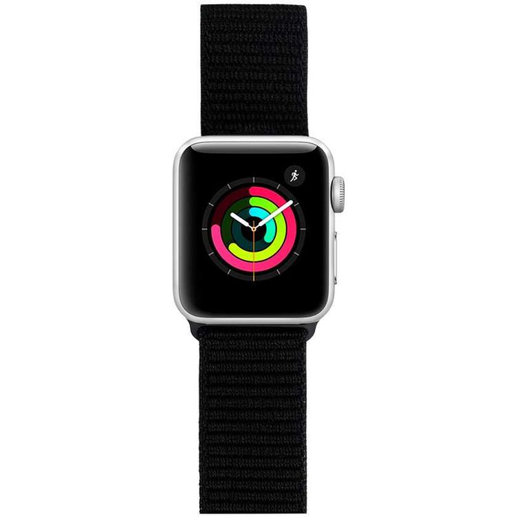 Porodo Nylon Watch Band Compatible For Apple Watch 44mm/42 - Black