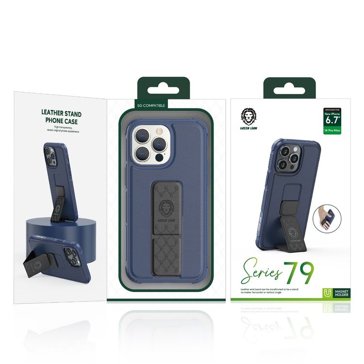 Green Lion Series 79 Case iPhone 14 Pro  - Black