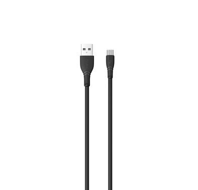 باوا كابل بيانات بي في سي 2.4 أمبير وشحن سريع بطول 1.2 متر / 4 قدم - أسود