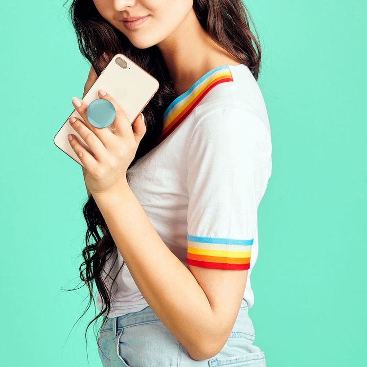 PopSockets Stand and Grip - Glacier Metallic Diamond