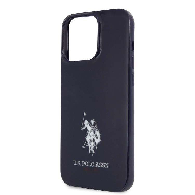 CG MOBILE U.S. Polo Assn. Full TPU Mini Horses Logo USPA Compatible for iPhone 13 Pro (6.1") Drop Resistant, Easy Access to All Ports, Anti-Scratch