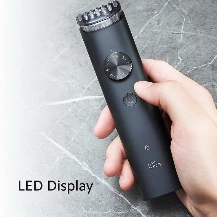 مجموعة العناية الشخصية Xiaomi Grooming Kit Pro مع وظيفة السلك واللاسلكية، حتى 90 دقيقة من وقت العمل، بطارية ليثيوم أيون بسعة 800 مللي أمبير في الساعة، 40 إعداد طول، دقة قص تصل إلى 0.5 مم، شحن سريع، قفل للسفر، مستوى مقاومة الماء IPX7 - باللون الأسود.