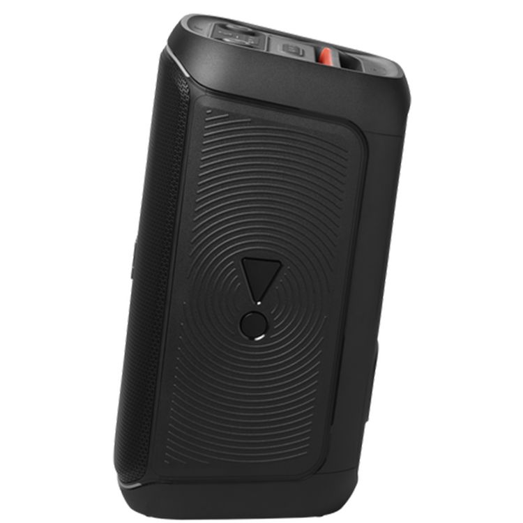 JBL PartyBox Club 120 Bluetooth Speaker, 12 Hours Play Time, Futuristic Lightshow, Foldable Handle, Splash Proof, Dual Mic & Guitar Inputs, Bluetooth Version 5.3 - Black