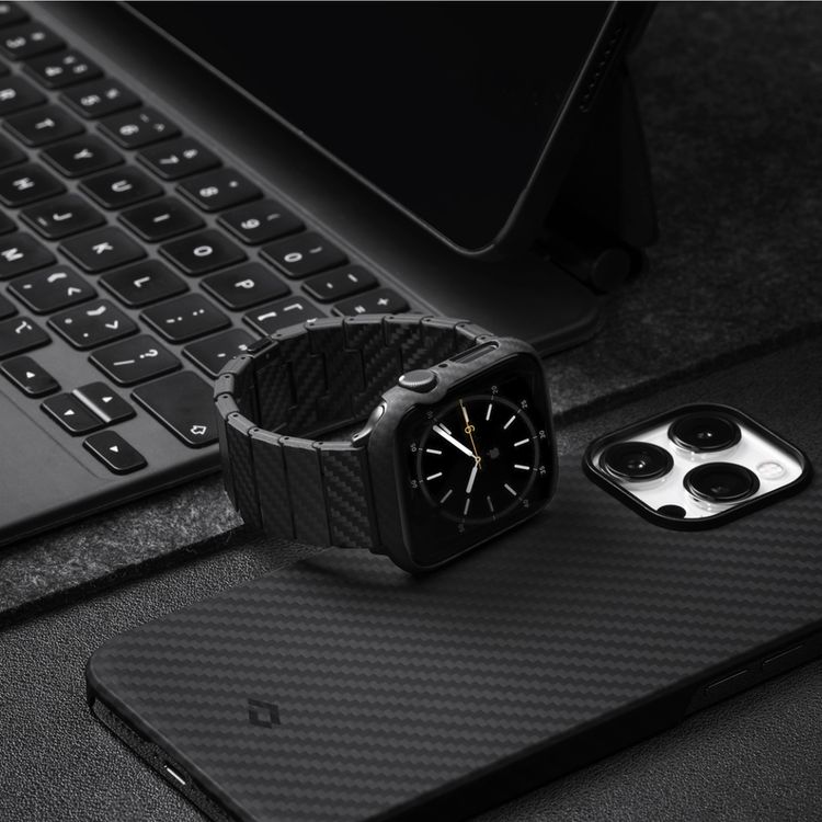 Pitaka Air Case For Apple Watch 45mm - Black	