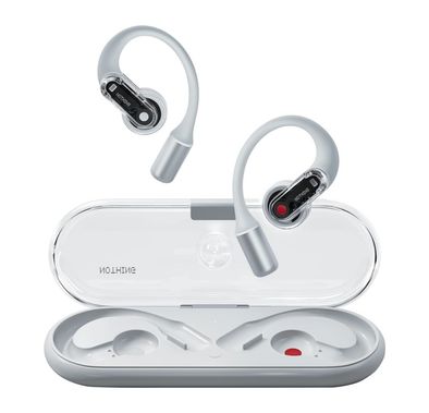 Nothing Ear (Open) Open-Ear True Wireless Earbuds, Multipoint Pairing, USB-C Charging Port, 30 Hours Battery Life, Volume Control, Google Fast Pair - White