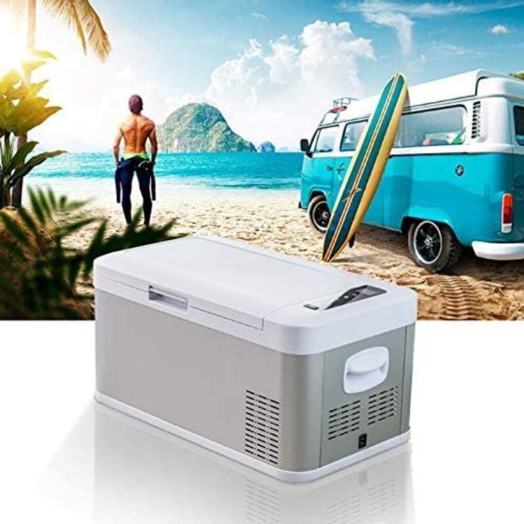 Powerology Small Dual Compartment Fridge and Freezer - 18L