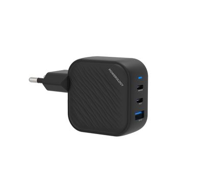 Powerology  USB-A and USB-C Ports GaN PD Wall Charger EU