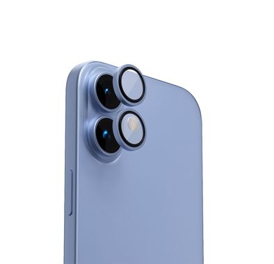 Levelo LucentDuo Camera Lens Protector with 99%  Transmittance for iPhone 17, Anti-Fingerprint, Anti-Scratch, Double-Sided AR Glass, Oleophobic Coating, Multi-Layer Protection, Strong Adhesive - Light Blue