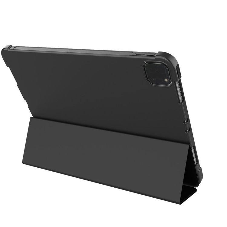 Green Lion Corbet Leather Folio Case for iPad Pro 12.9  2021 - Black