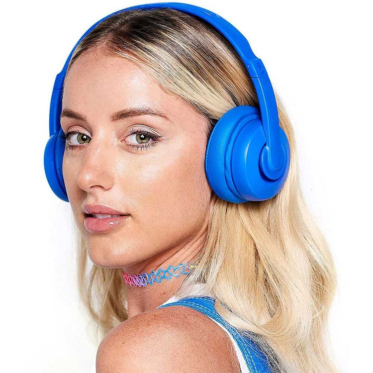 Skullcandy Cassette Wireless Bluetooth On-Ear Headphones with Microphone, Call, Track & Volume Control, 22-hours Battery Life, Flat-Folding & Collapsible Headset, Durable Metal