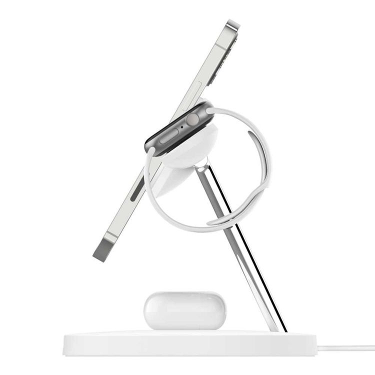 Wireless Charger Belkin WIZ009myWH 3-in-1 Fast Wireless Charger - White