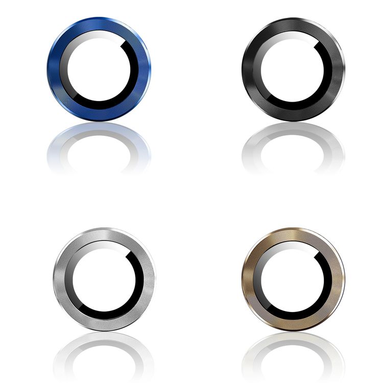 Green Anti-Glare Camera Glass Lens Protector for iPhone 11 - Gold