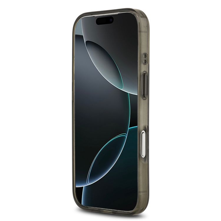 غطاء MagSafe للكمبيوتر الشخصي و TPU بتصميم نمط Phython وشعار كلاسيكي لهاتف iPhone 17 Pro Max، حماية من الصدمات، قبضة مريحة، تصميم رفيع وخفيف الوزن، تغليف مستدام، سهل التركيب - أسود